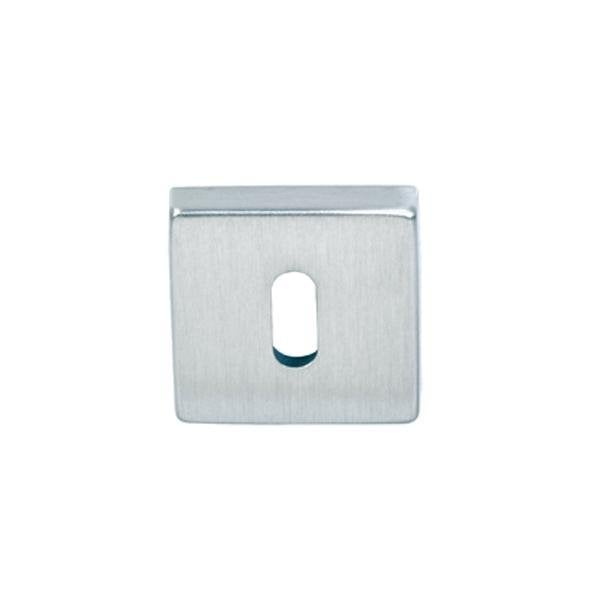 Hafele Kare Oda Kapı Kolu Rozeti 50mm, Mat Krom Renk