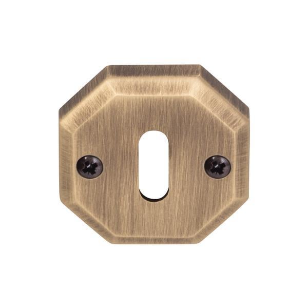 Hafele Köşeli Oda Kapı Kolu Rozeti 55mm, Antik Bronz Renk