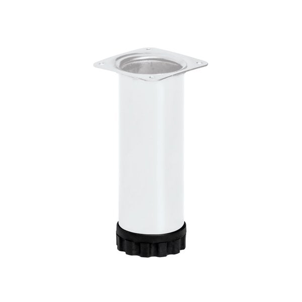 Hafele Mobilya Ayağı Dia 32 Ral9006 200mm Mat Beyaz Renk