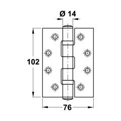 Hafele Yaprak ment. F pas.çel.201 mat 102x76x3m