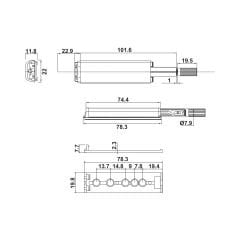Hafele VIGO Plastik Uçlu Nikel Kaplama Bas-aç Mekanizma
