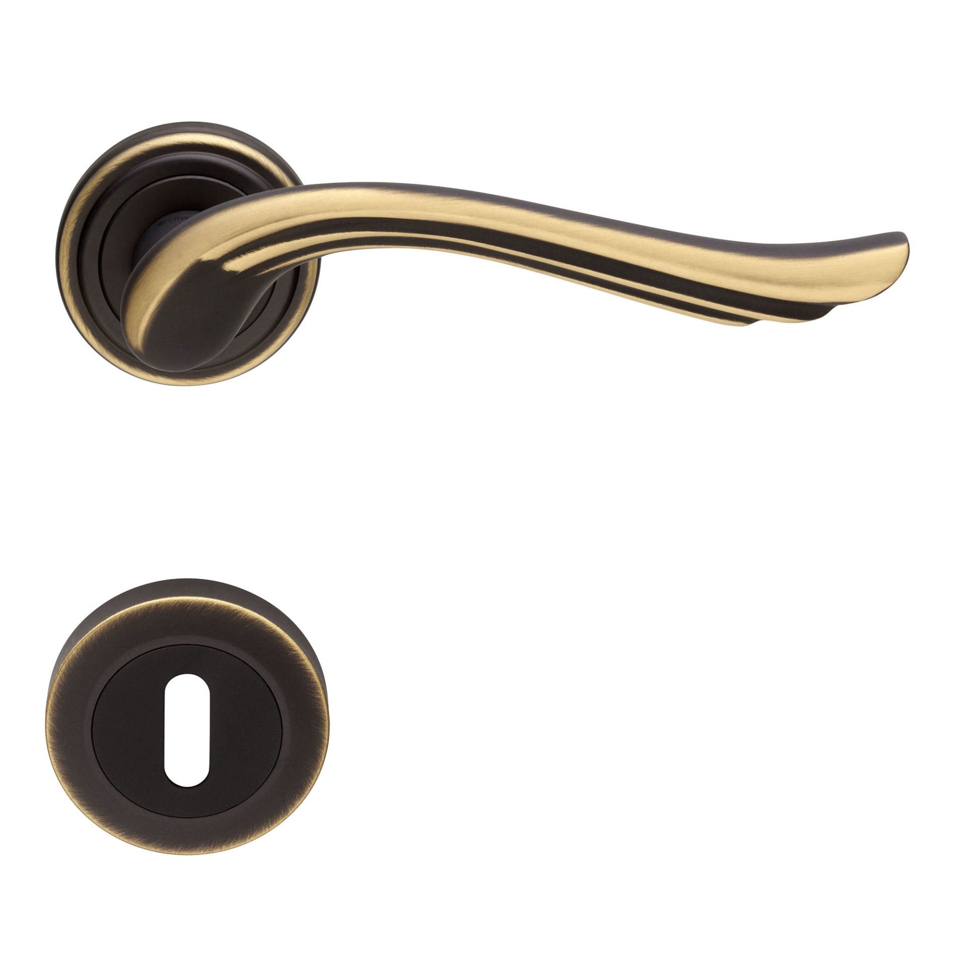 Aria Kapı Kolu Seti Mat Bronz
