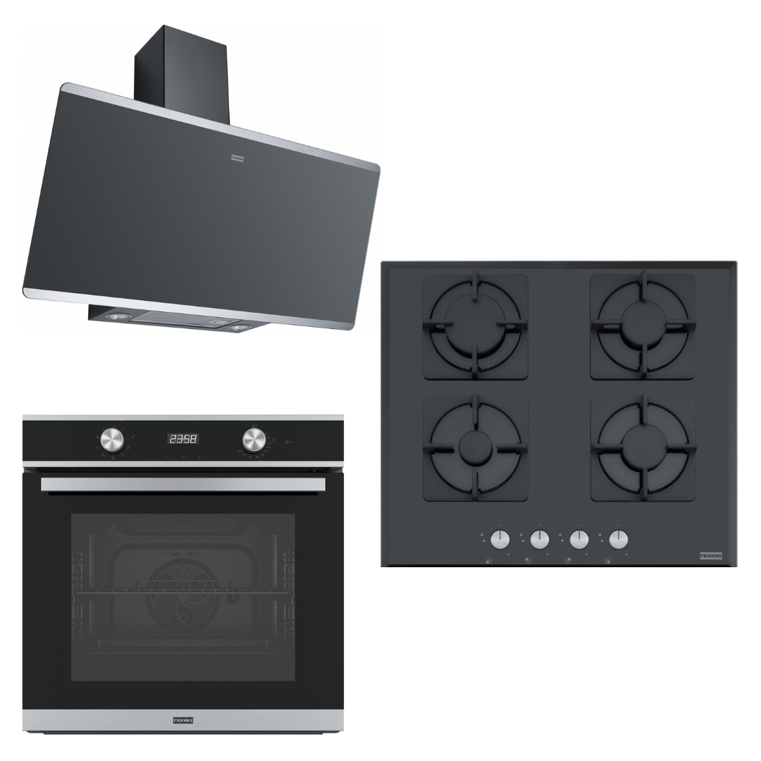 Franke Üçlü Ankastre Set Smart Black