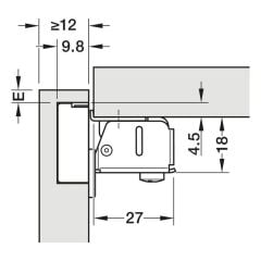 Hafele M Mini SA Karavan Menteşe