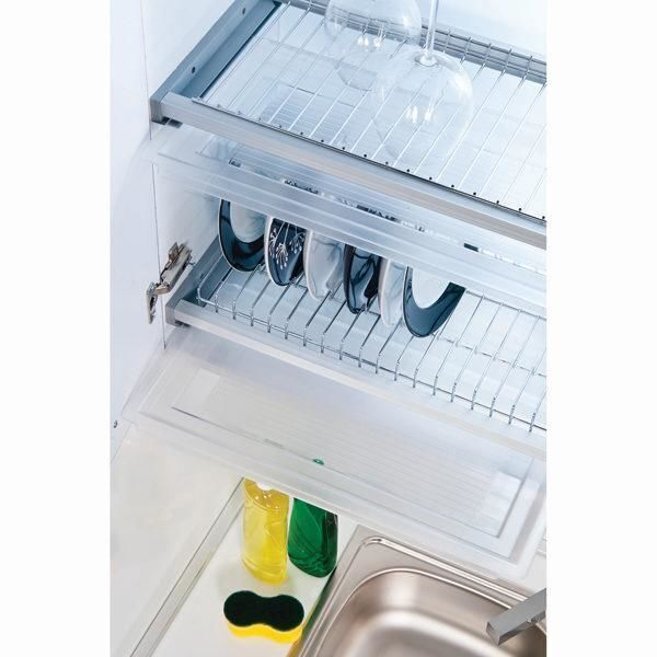 Hafele Sabit Bardaklık Tepsi Krom Parlak 60cm