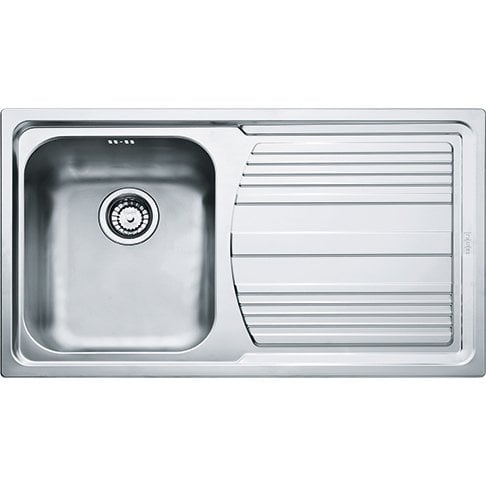 Franke Çelik Eviye Logica Line LLX 611-86 Tek Gözlü Tezgah Üstü Inox Sağ Damlalıklı