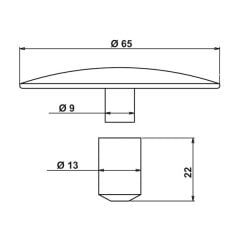 Hafele Lavabo Süzgeç Gider ve Kapağı Paslanmaz Çelik Renk