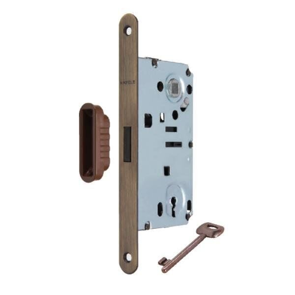 Hafele Manyetik Kilit Oda Tipi (CB) 50/18mm Antik Bronz