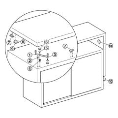 Hafele Roto2 Döner Masa Mekanizması