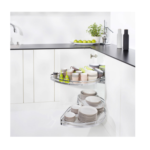 Hafele Lemans II Kiler Set Krom Sol 60/125cm