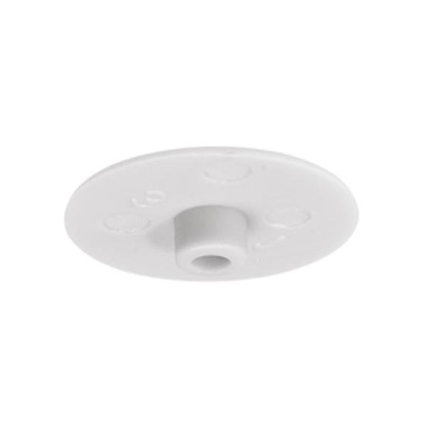 Hafele Minifix Kapak 15mm (500 Adet), Beyaz Renk
