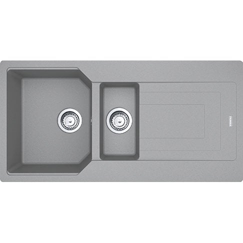 Franke Granit Eviye 1,5 Gözlü Damlalıklı Ubg 651-100 Stone Grey
