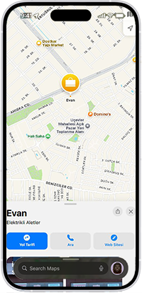iphone icin yol tarifi