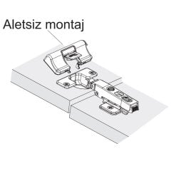 Hafele Metallamat Yavaşlatıcı Klipsli 110°