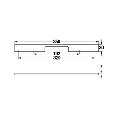 Hafele Mobilya Kulpu Mia2 192mm Parlak Krom