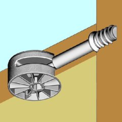 Hafele Maxifix-E Gövde PZ3 18mm (10 Adet), Ham