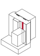 Hafele Yangın Fitili Kahverengi 25x6x2100mm