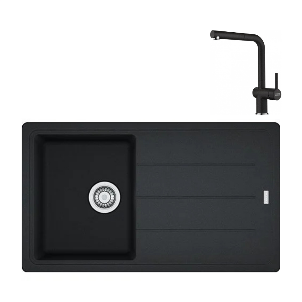 Franke Granit Eviye ve Batarya Kampanyası BFG 611-86 Nero