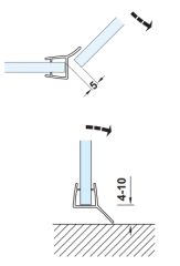 Hafele SDS02 Cam Kapı Fitili C/C 135° 8-10/2500