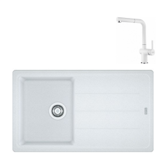 Franke Granit Eviye ve Batarya Kampanyası BFG 611-86 Bianco