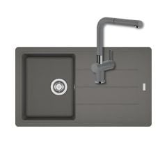 Franke Granit Eviye ve Batarya Kampanyası BFG 611-86 Stone Grey