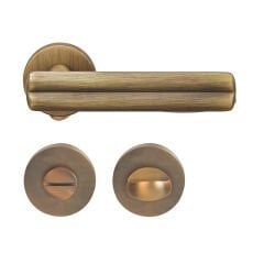 Hafele FLAME WC (Banyo Tipi) Antik Bronz Renk Kapı Kolu