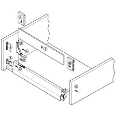 Hafele Moovit, Cam Panel 500mm