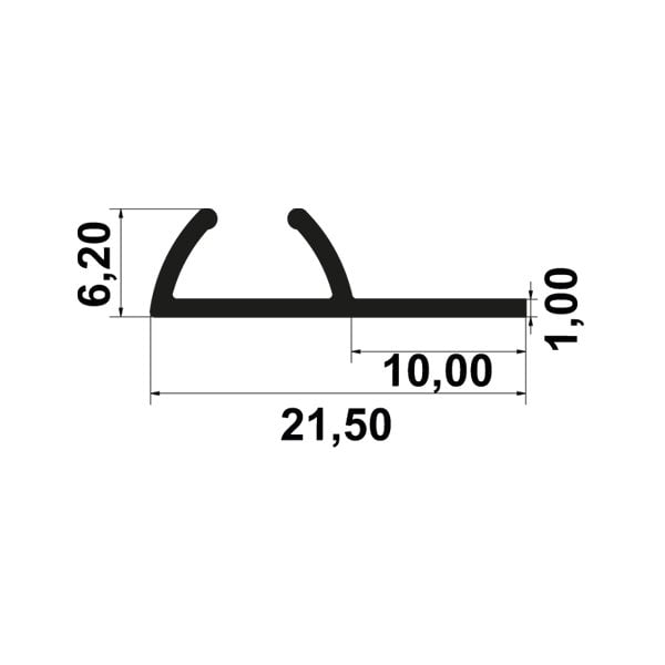 Hafele Multisoft/Enter 60 Alt Ray Tekli Alü. Ham 2.7m