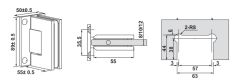 Hafele CITIUS 01 Menteşe D/C 90° Parlak Rose