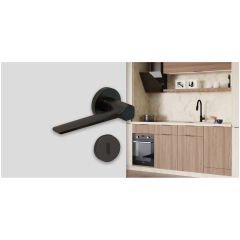 Hafele MARC PC (Barelli Tip) Mat Nikel Renk Kapı Kolu