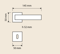 Corner Kapı Kolu Seti Siyah Mat