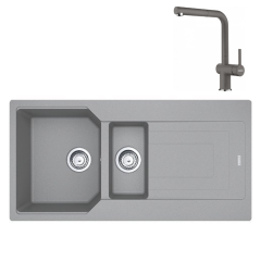 Franke UBG 651-100 Eviye ve Batarya Kampanyası, Stone Grey