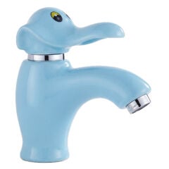 Çocuk Lavabo Bataryası Mavi Fil