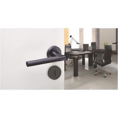 Hafele VIBORA PC (Barelli Tip) Antrasit Renk Kapı Kolu