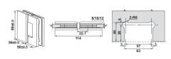 Hafele CITIUS 05 Menteşe C/C 180° Mat Altın