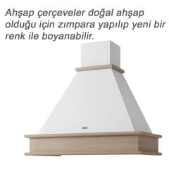 Franke Country Londra Ceviz Renkli Çerçeveli Davlumbaz