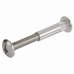 Hafele Montabent Bağlantı Vidası 32-42mm, Mat Nikel Renk (100 Adet)