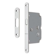 Hafele Wc Tipi Kayar Kapı Kilidi 50/16mm, Parlak Krom Renk