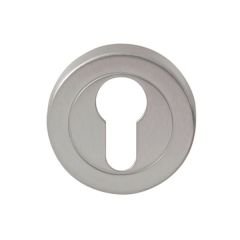 Hafele Yuvarlak Barelli Kapı Kolu Rozeti 52mm, Mat Nikel Renk
