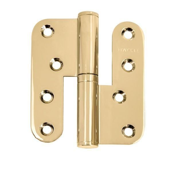 Hafele Yaprak Menteşe Çıkabilen Parlak Altın Paslanmaz Çelik 304 100mm Sağ