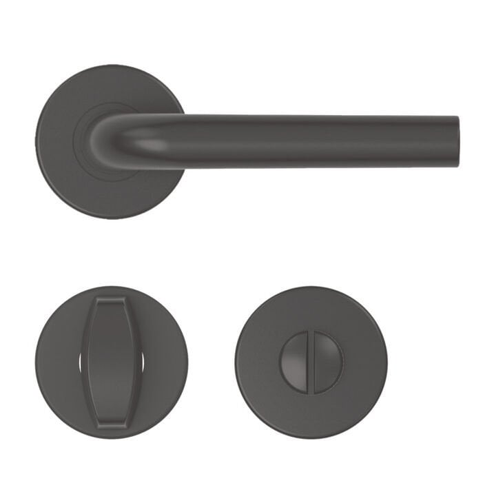 Hafele FERIS Kol seti (WC) mat siyah