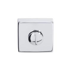Hafele Kare Wc Kapı Kolu Rozeti 50mm, Parlak Krom Renk