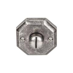 Hafele Köşeli Wc Kapı Kolu Rozeti 52mm, Antik Gümüş Renk