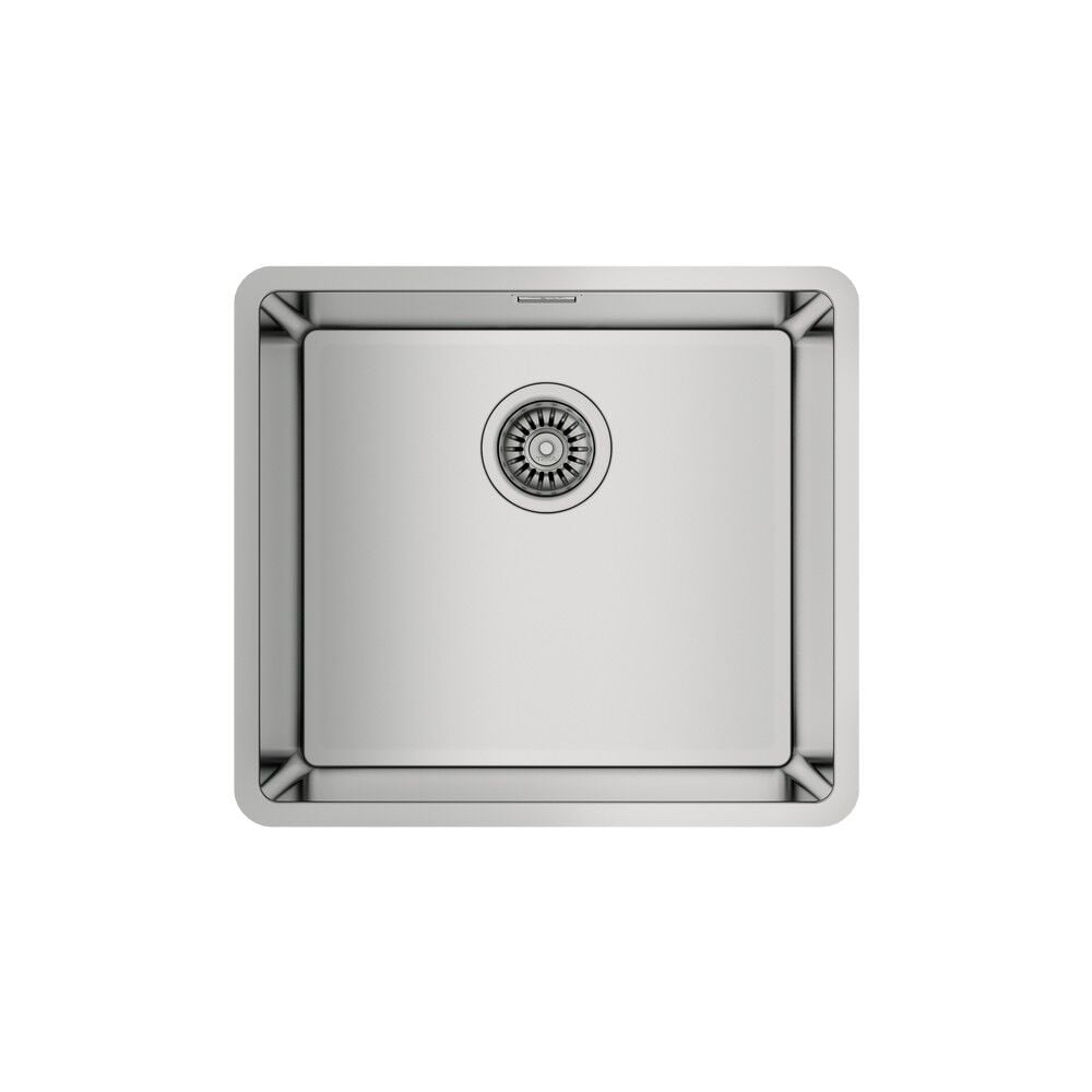 BE LINEA RS15 45.40 Tezgahaltı Eviye Paslanmaz Çelik Gri 45 cm 115000006 Kare Şekil