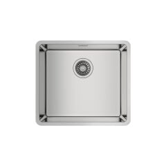 BE LINEA RS15 45.40 Tezgahaltı Eviye Paslanmaz Çelik Gri 45 cm 115000006 Kare Şekil