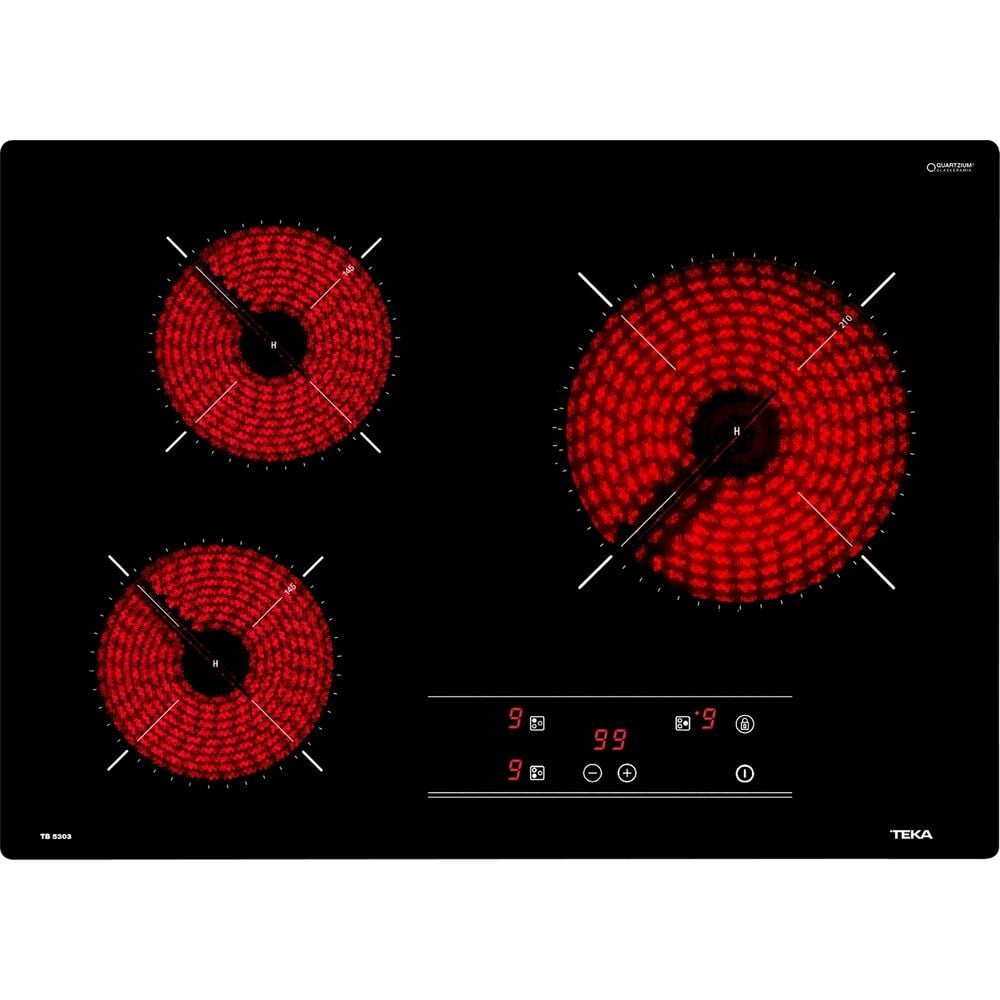 - Tb 5303 - Ankastre Cam Seramik Elektrikli Ocak - 4500 W - Siyah - 60 cm - 40239039