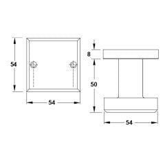 Hafele Topuz Kapı Kolu Coco Mat Paslanmaz Çelik