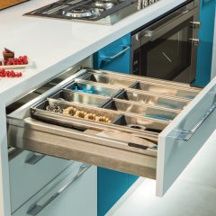 Hafele Solid Çekmece Bölmesi P.Çelik Mat 291mm