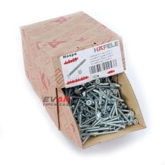 Hafele Havşa Başlı Sunta Vidası 4,5x30mm (500 Adet) Paslanmaz Çelik Renk