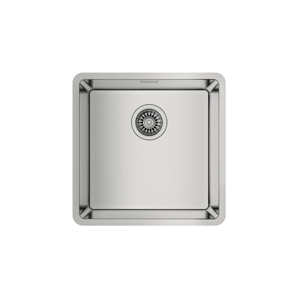 BE LINEA RS15 40.40 Tezgahaltı Eviye Paslanmaz Çelik 40 cm Gri Renkli Tek Hazneli 115000007